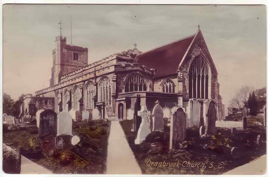 Kent England 468 Vintage A4 Photo Print