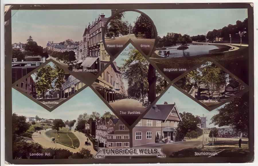 Kent England 485 Vintage A4 Photo Print