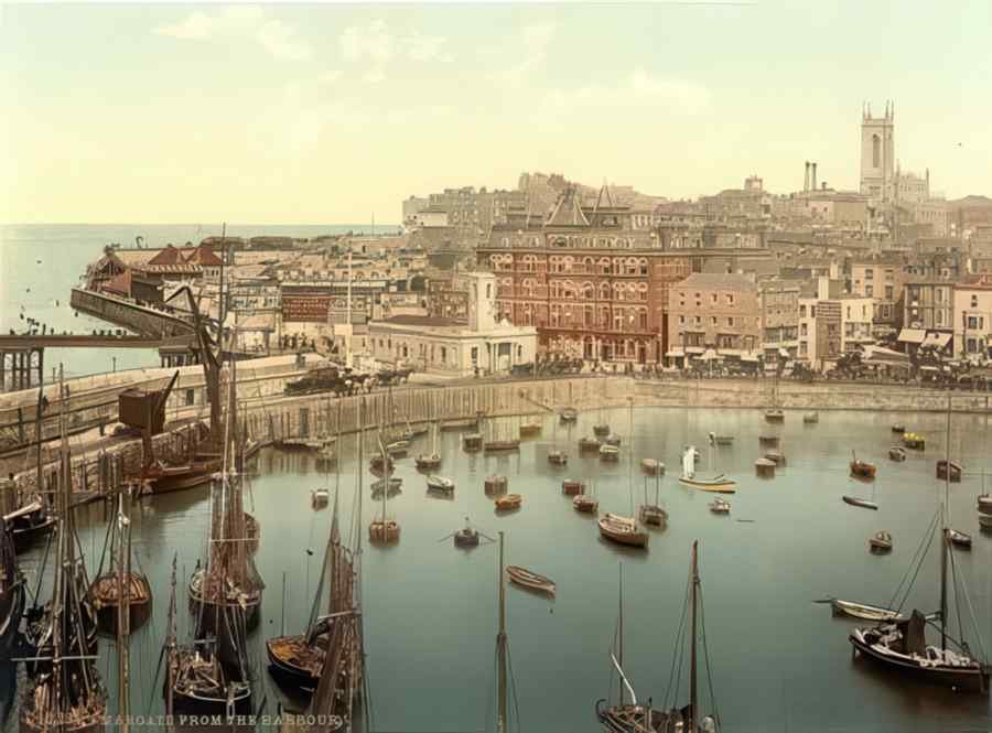 Kent England 528 Vintage A4 Photo Print