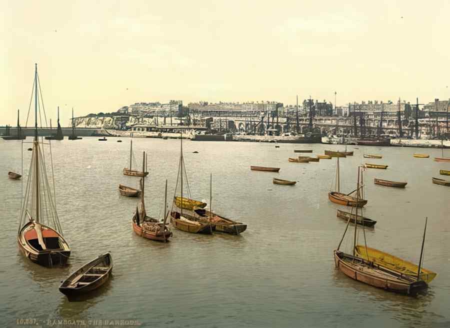 Kent England 551 Vintage A4 Photo Print