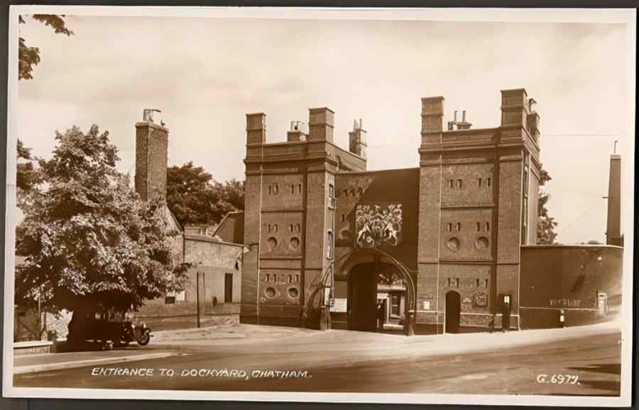 Kent England Chatam Dockyard Vintage A4 Photo Print