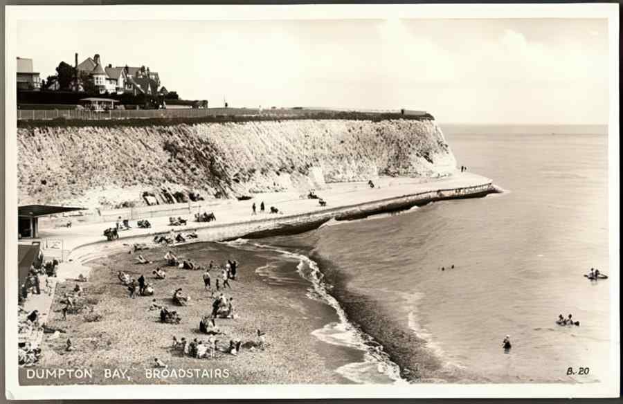 Kent England Dumpton Vintage A4 Photo Print