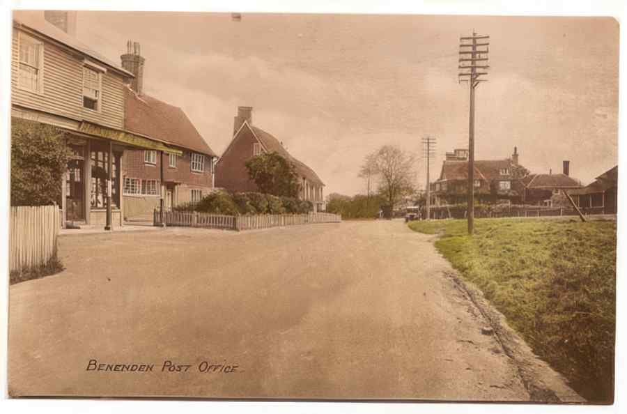 Kent England Tenterten Post Office Vintage A4 Photo Print