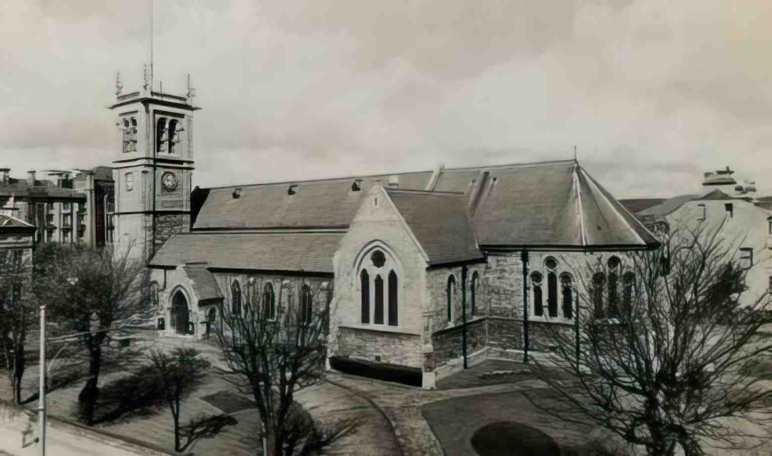Kent Folkestone Christ Church Vintage A4 Photo Print