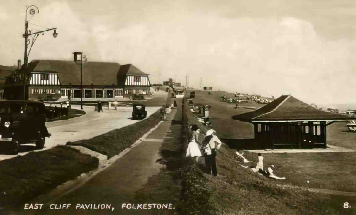 Kent Folkestone East Cliff Pavilion c1948 Vintage A4 Photo Print