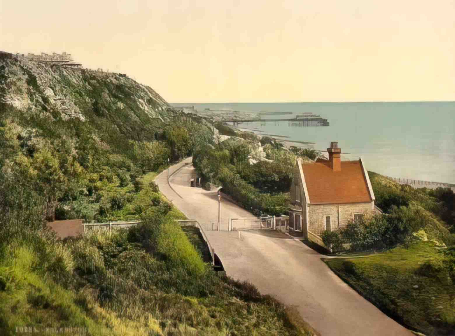 Kent Folkestone Gate Vintage A4 Photo Print