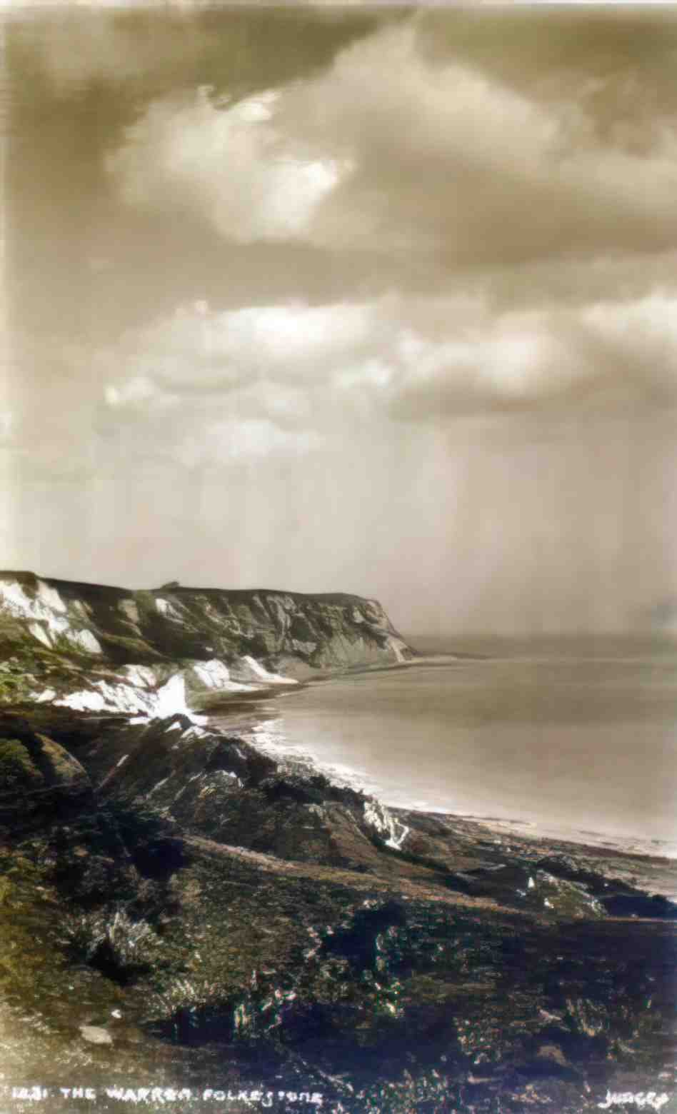 Kent Folkestone The Warren 1910s Vintage A4 Photo Print