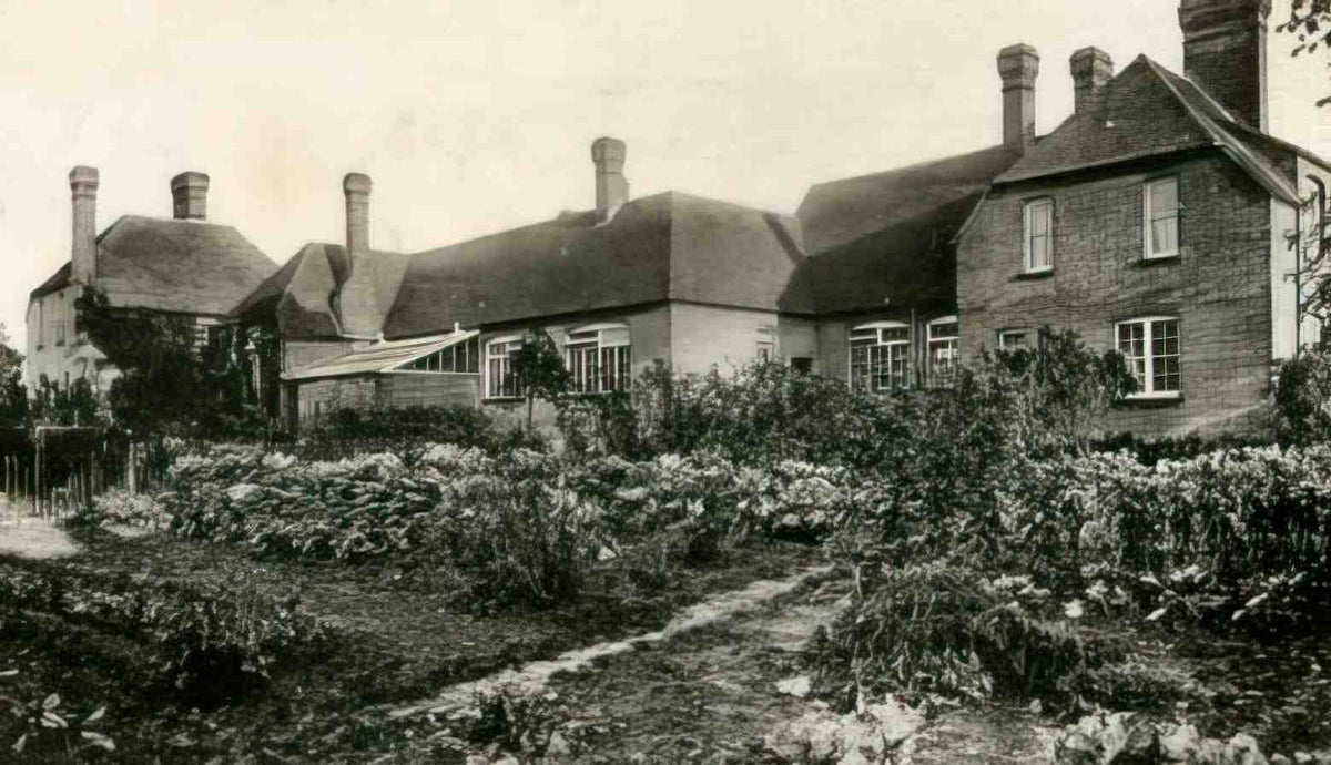 Kent Goudhurst The Schools c1915 Vintage A4 Photo Print