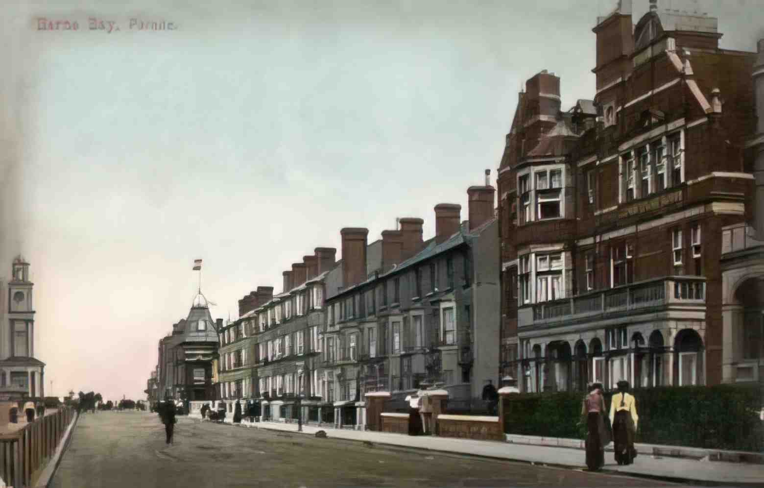 Kent Herne Bay Parade Vintage A4 Photo Print