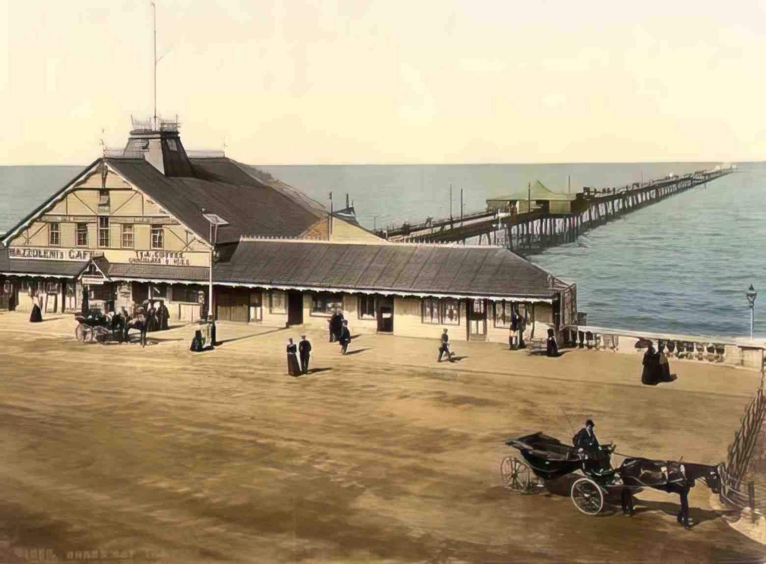 Kent Herne Bay Pier Vintage A4 Photo Print