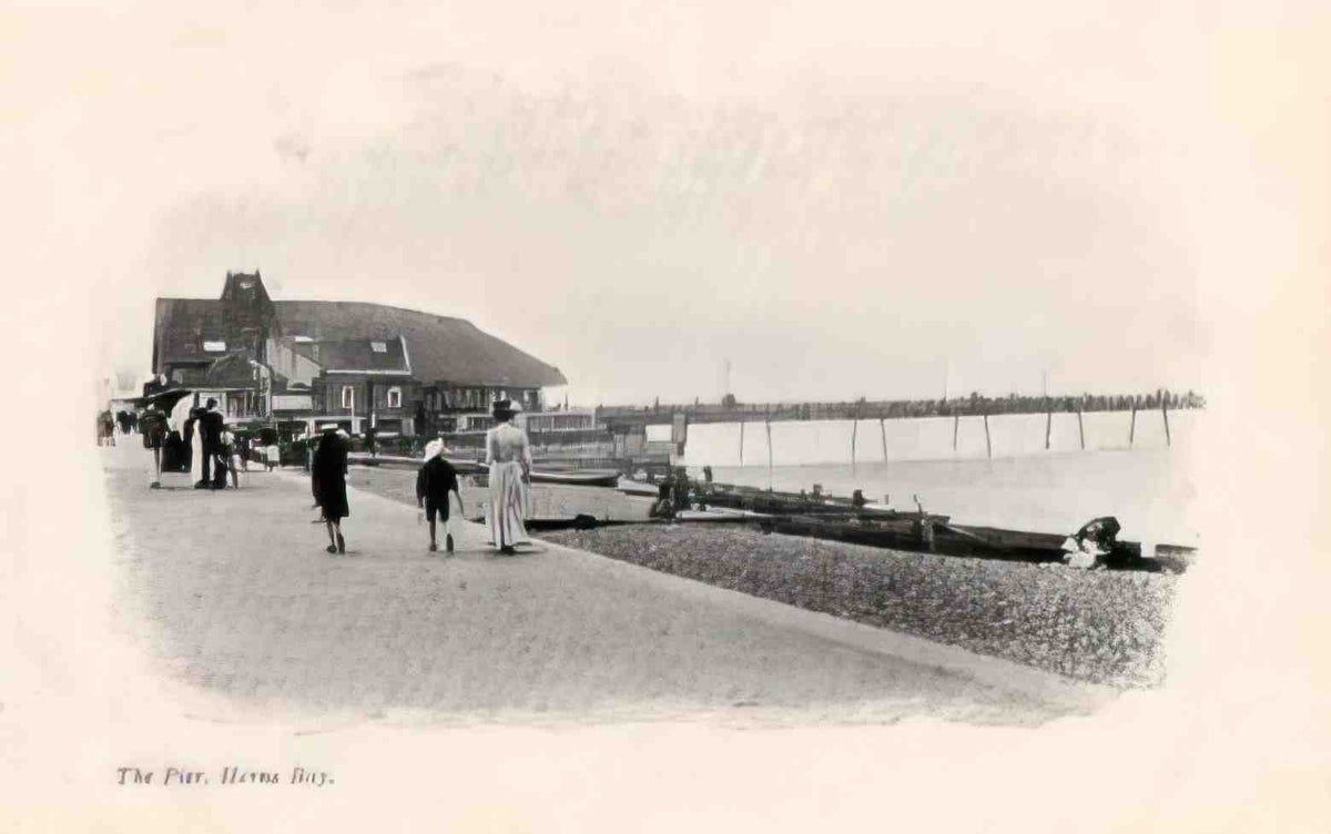 Kent Herne Bay The Pier Vintage A4 Photo Print