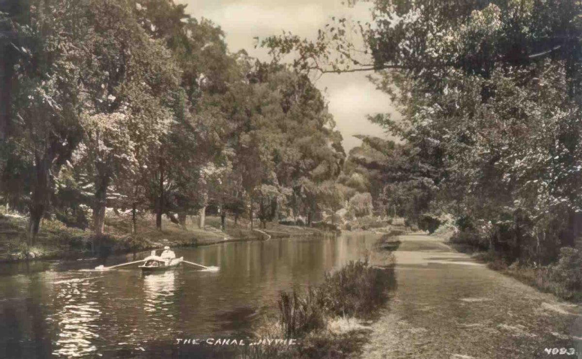 Kent Hythe Canal 1930s Vintage A4 Photo Print