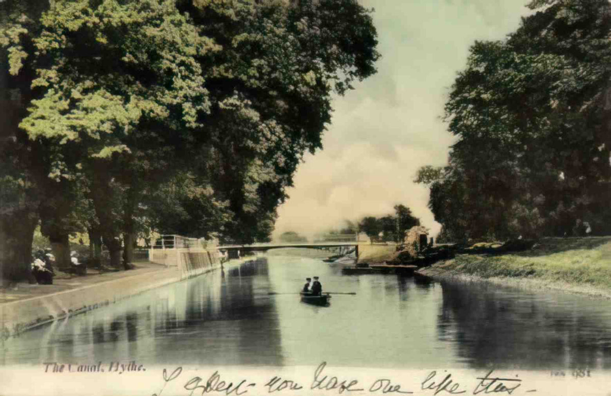 Kent Hythe Canal Vintage A4 Photo Print