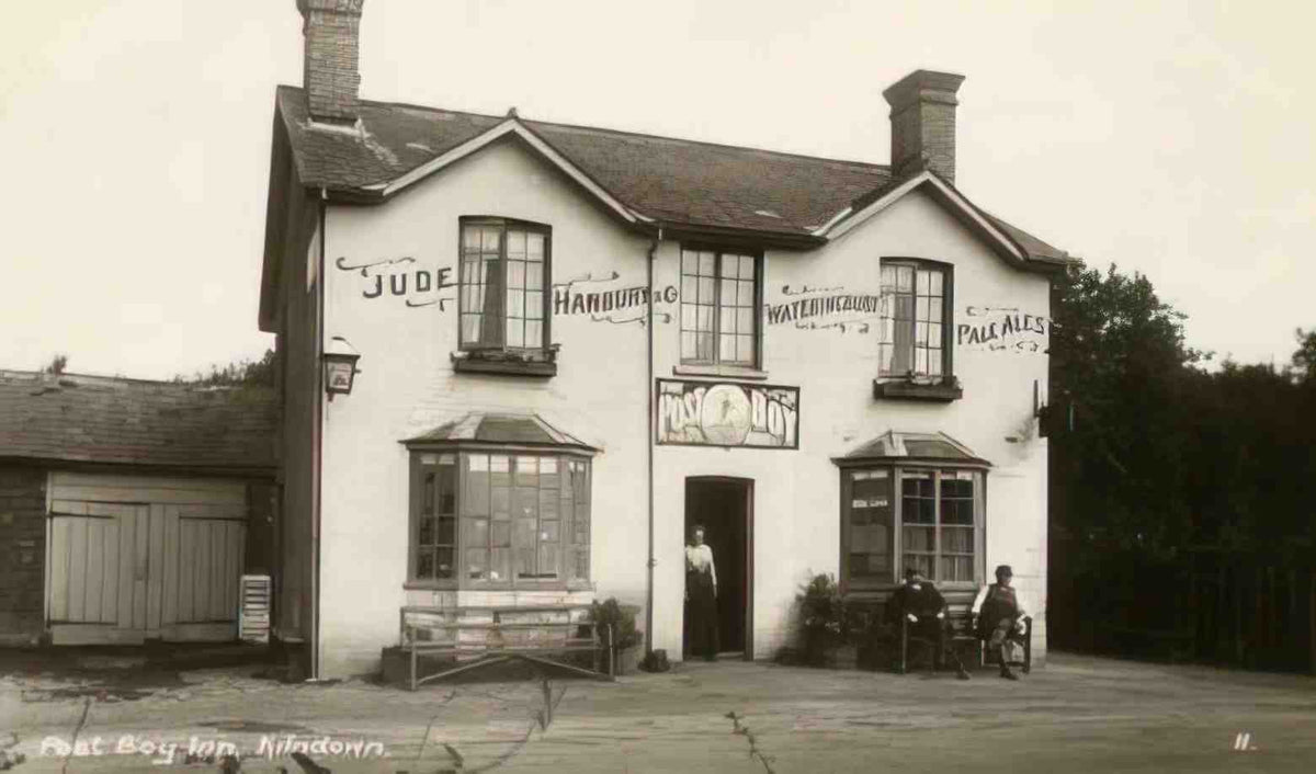 Kent Kilndown Post Boy Inn c1920 Vintage A4 Photo Print