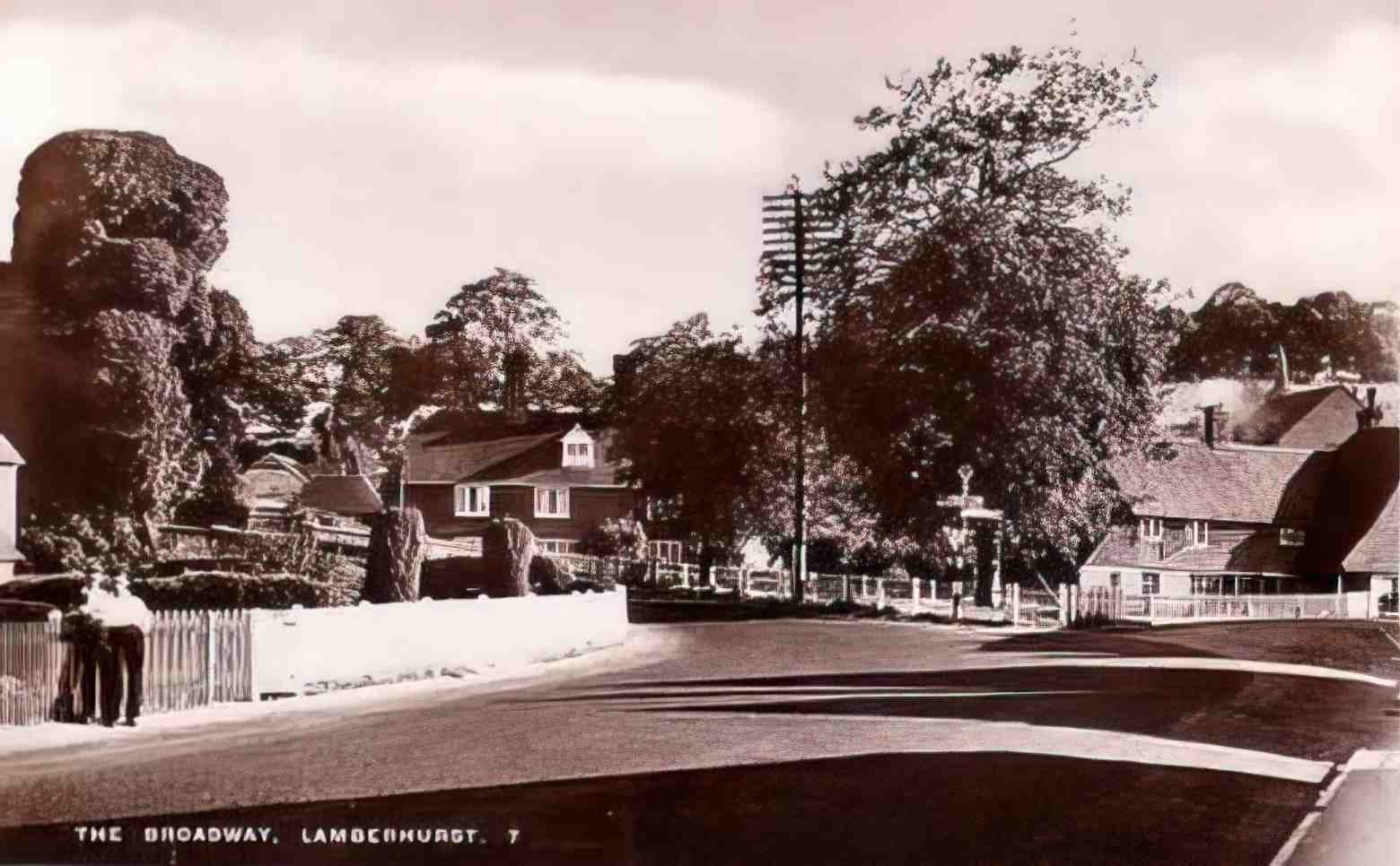 Kent Lamberhurst The Broadway 1930s Vintage A4 Photo Print