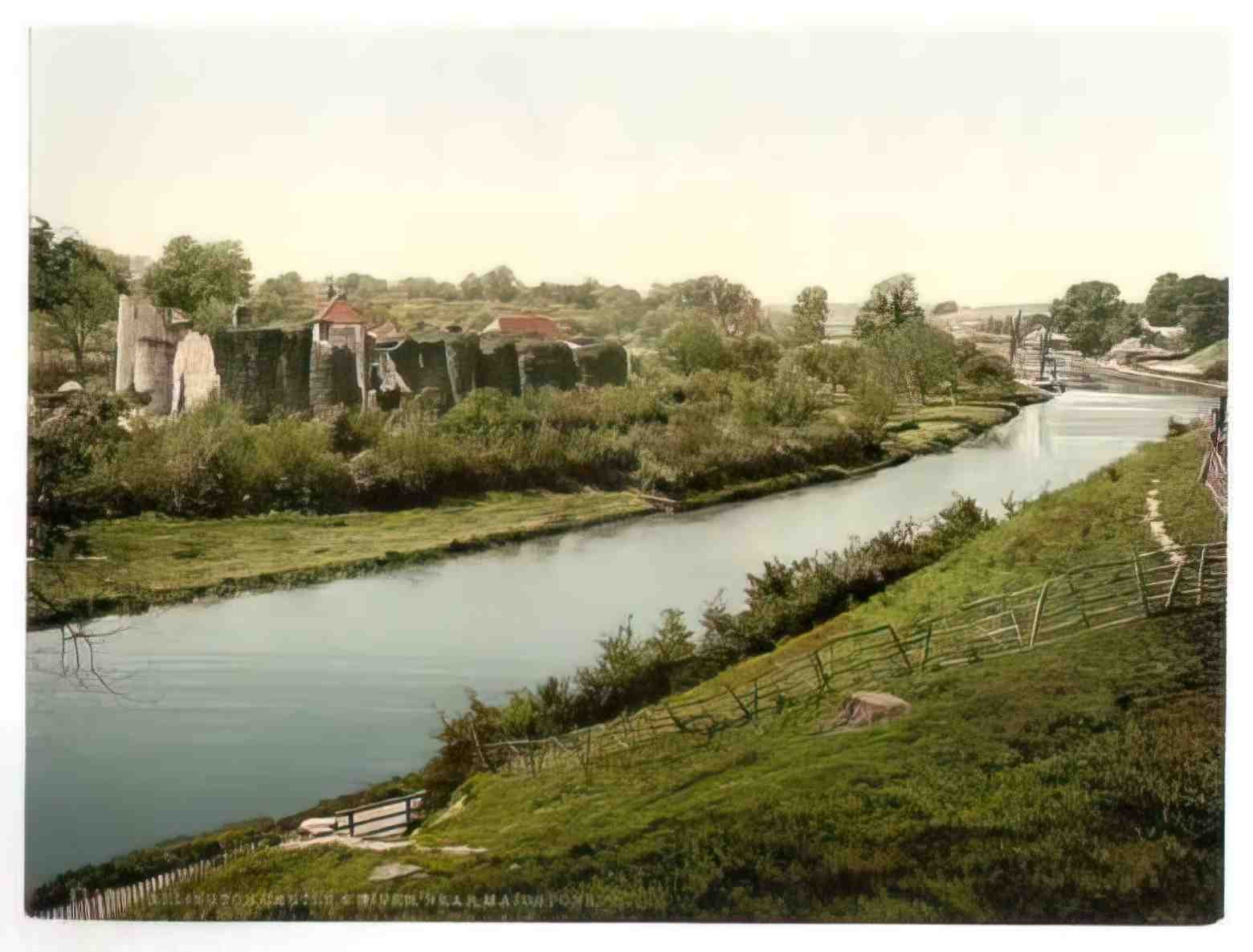 Kent Maidstone Allington Castle Vintage A4 Photo Print