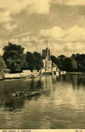 Kent Maidstone River Medway c1950 Vintage A4 Photo Print