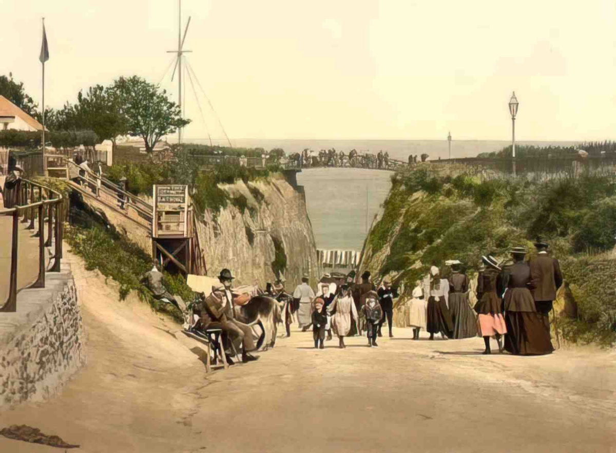 Kent Margate The Gap Vintage A4 Photo Print