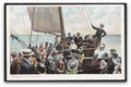 Kent Margate The Moss Rose On Board Pleasure Sailing Boat Vintage A4 Photo Print