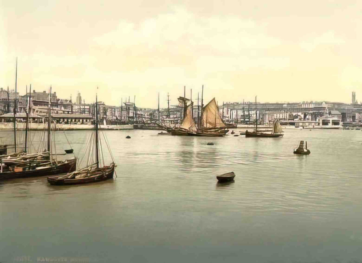 Kent Ramsgate Harbour II Vintage A4 Photo Print