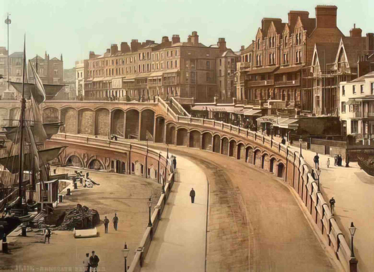 Kent Ramsgate New Road Vintage A4 Photo Print