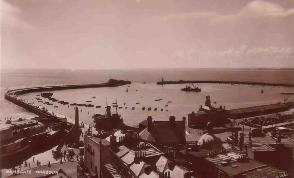 Kent Ramsgate The Harbour Vintage A4 Photo Print