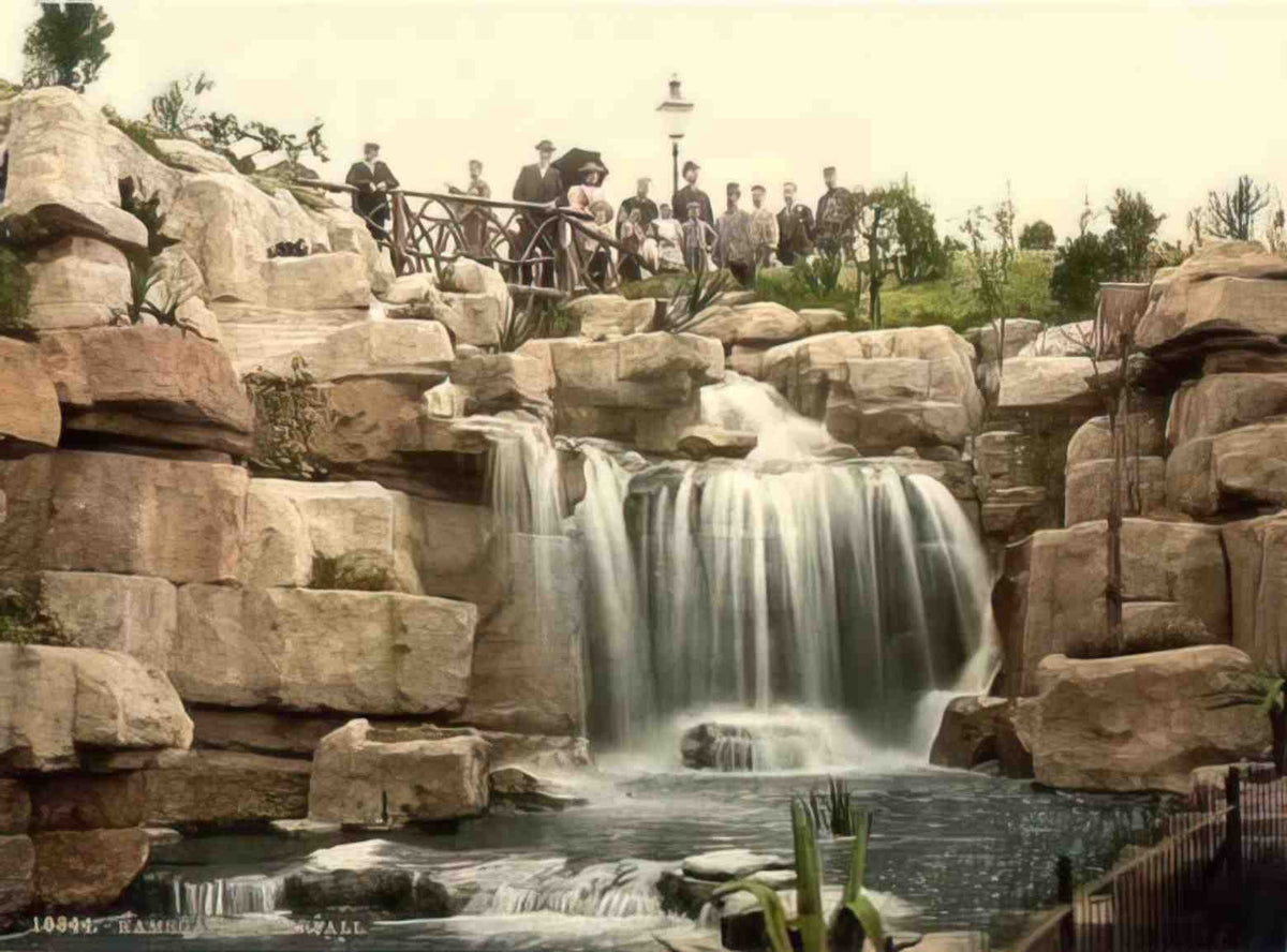 Kent Ramsgate Waterfall Vintage A4 Photo Print