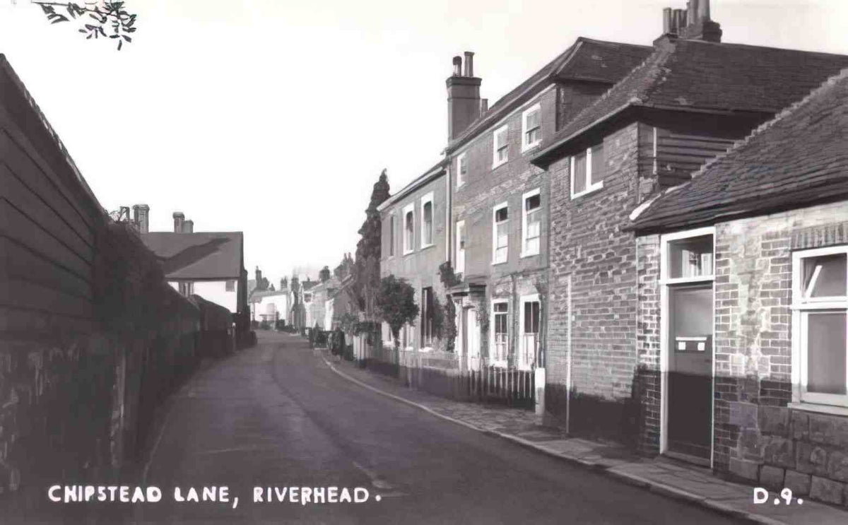 Kent Riverhead Chipstead Lane Vintage A4 Photo Print