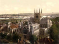 Kent Rochester Cathedral Vintage A4 Photo Print