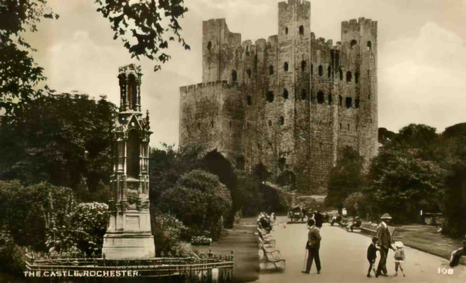 Kent Rochester The Castle c1950 Vintage A4 Photo Print