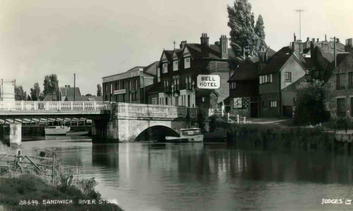 Kent Sandwich River Stour c1960 Vintage A4 Photo Print