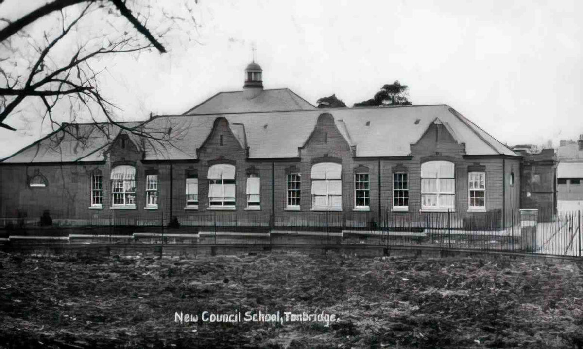 Kent Tonbridge New Council School c1909 Vintage A4 Photo Print