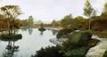 Kent Tunbridge Wells Lake on the Common Vintage A4 Photo Print