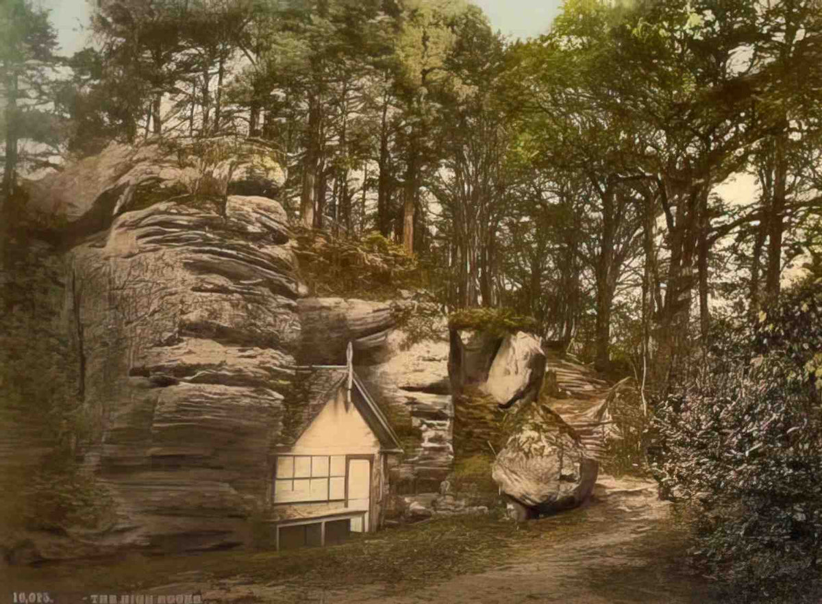 Kent Tunbridge Wells The High Rocks Vintage A4 Photo Print