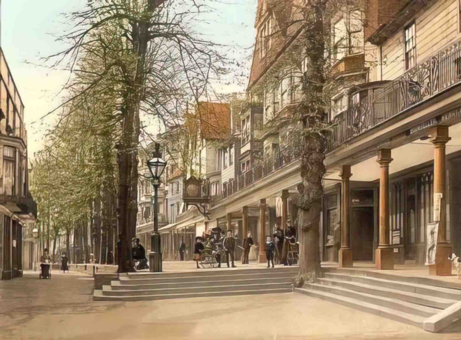 Kent Tunbridge Wells The Pantiles Vintage A4 Photo Print