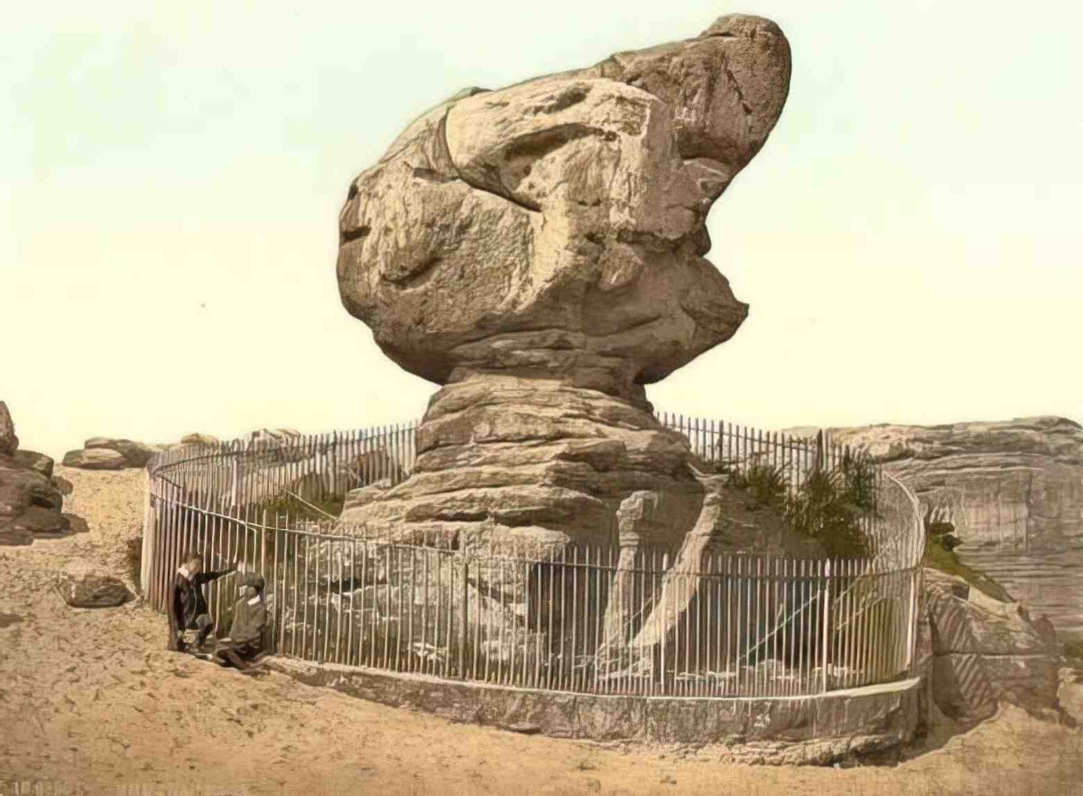 Kent Tunbridge Wells Toad Rock Vintage A4 Photo Print