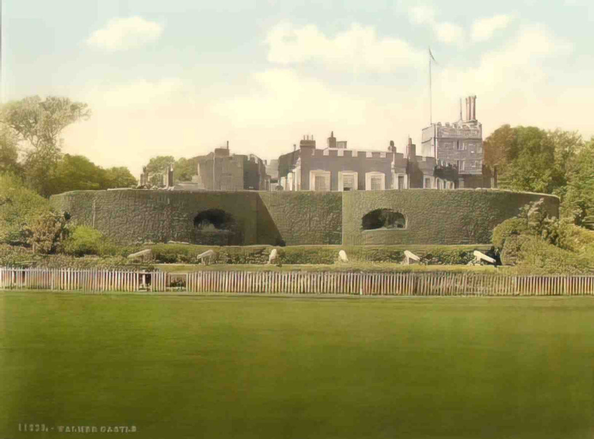 Kent Walmer Castle Vintage A4 Photo Print