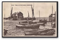 Kent Whitstable Harbour High Tide Sailing Barges Fishing Boats By Jetty Vintage A4 Photo Print