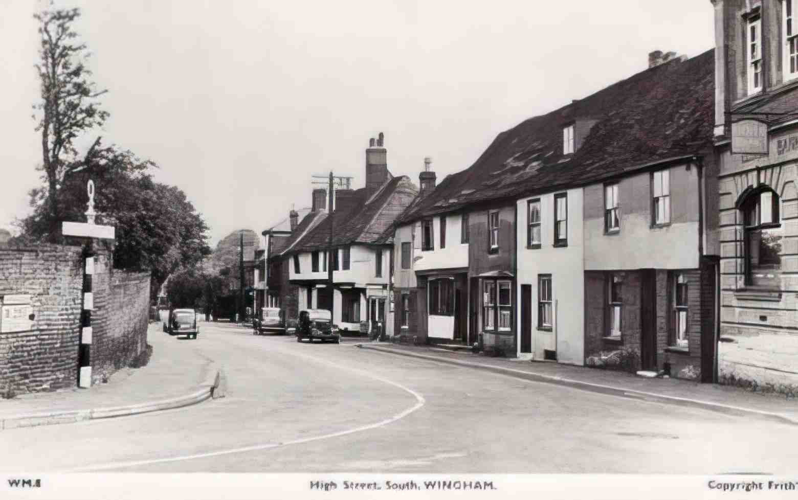 Kent Wingham High Street Vintage A4 Photo Print