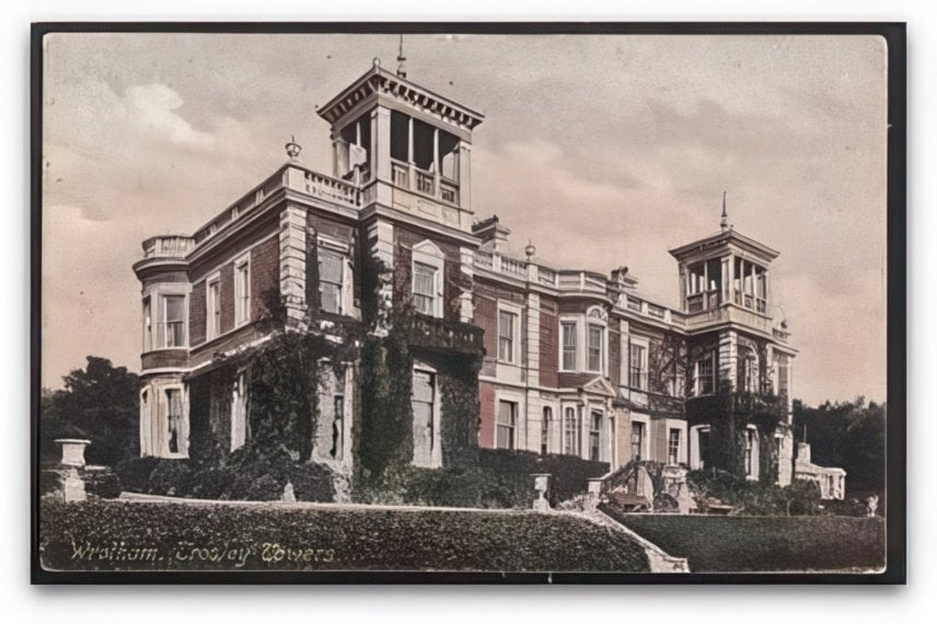 Kent Wrotham Trosley Towers Country House From Grounds Vintage A4 Photo Print