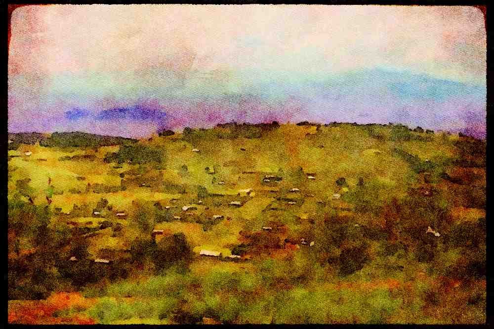 Kenya Africa 253068 The Great Rift Valley A4 Limited Edition Watercolour Print