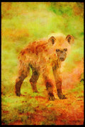 Kenya Africa 253081 Spotted Hyena A4 Limited Edition Watercolour Print