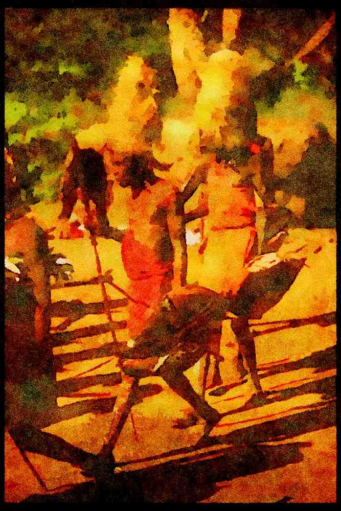 Kenya Africa 253089 Masai Ceremony A4 Limited Edition Watercolour Print