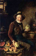 Kern Hermann The Pumpkin Seller A4 Photo Print