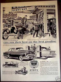 Kerners Oil Gasoline Vintage Retro Advert Ads A4 Photo Print