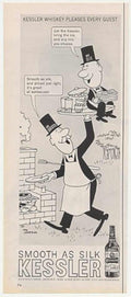 Kessler Whiskey Bbq Vintage Retro Advert Ads A4 Photo Print
