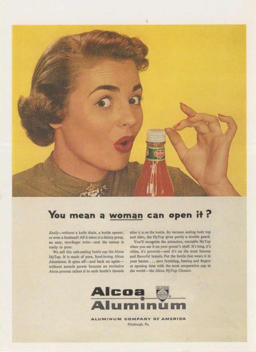 Ketchup Bottle Alcoa Vintage Retro Advert Ads A4 Photo Print