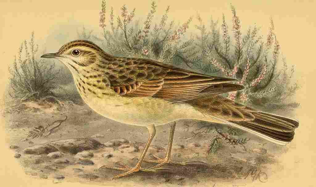 Keulemans John G 1885 Pipit Richards A4 Photo Print