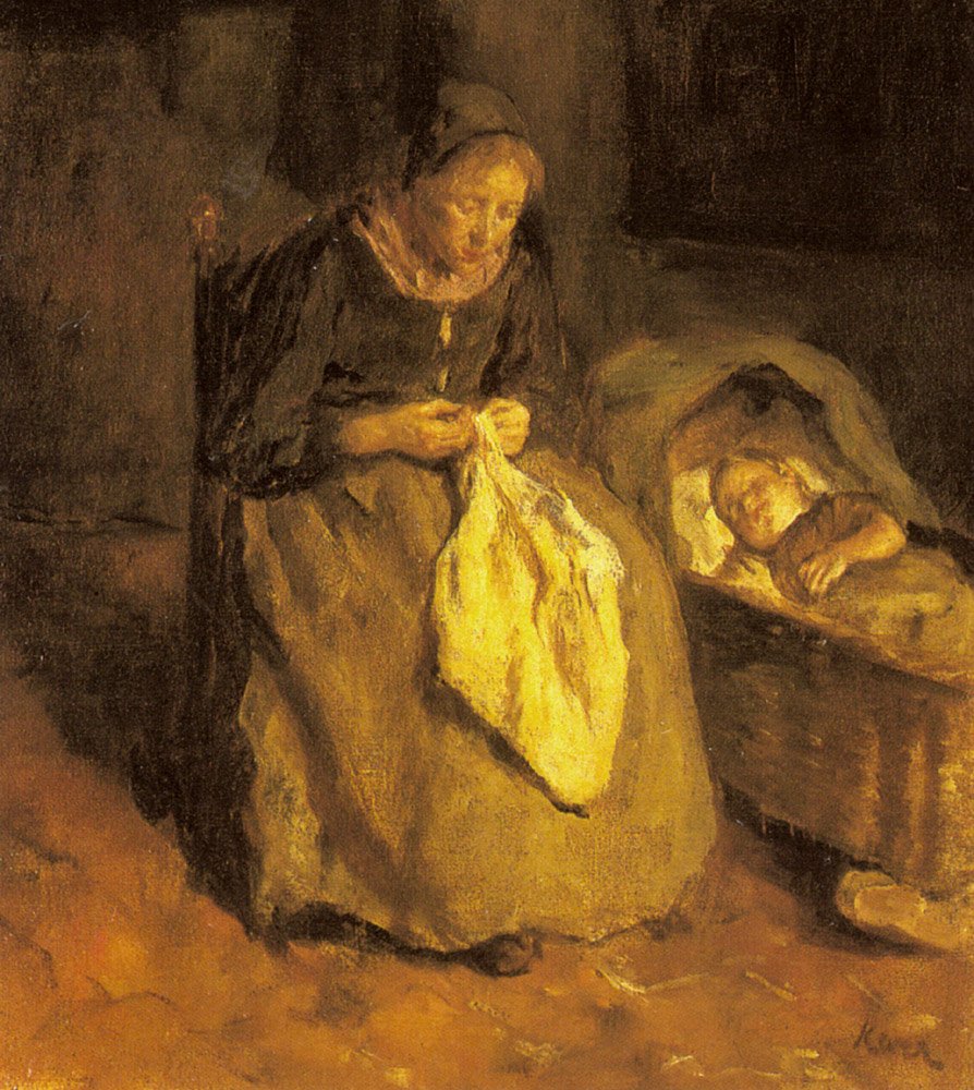 Kever Jacob Simon Hendrik Naptime Art A4 Photo Print