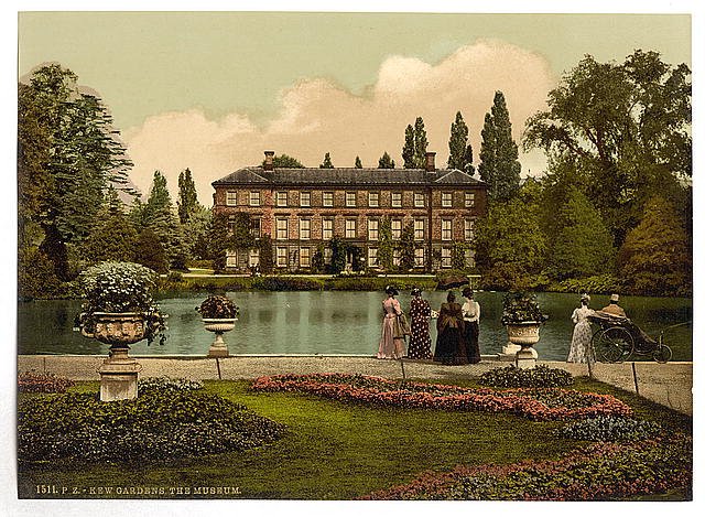 Kew Gardens the museum London and suburbs Vintage A4 Photo Print
